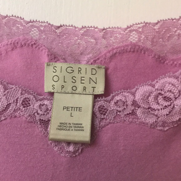 Sigrid Olsen Dusty Rose Camisole Tank Top - Picture 2 of 4